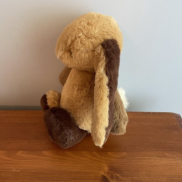 Jellycat Bashful Patchwork Brown Bunny Plush - Picture 4 of 7